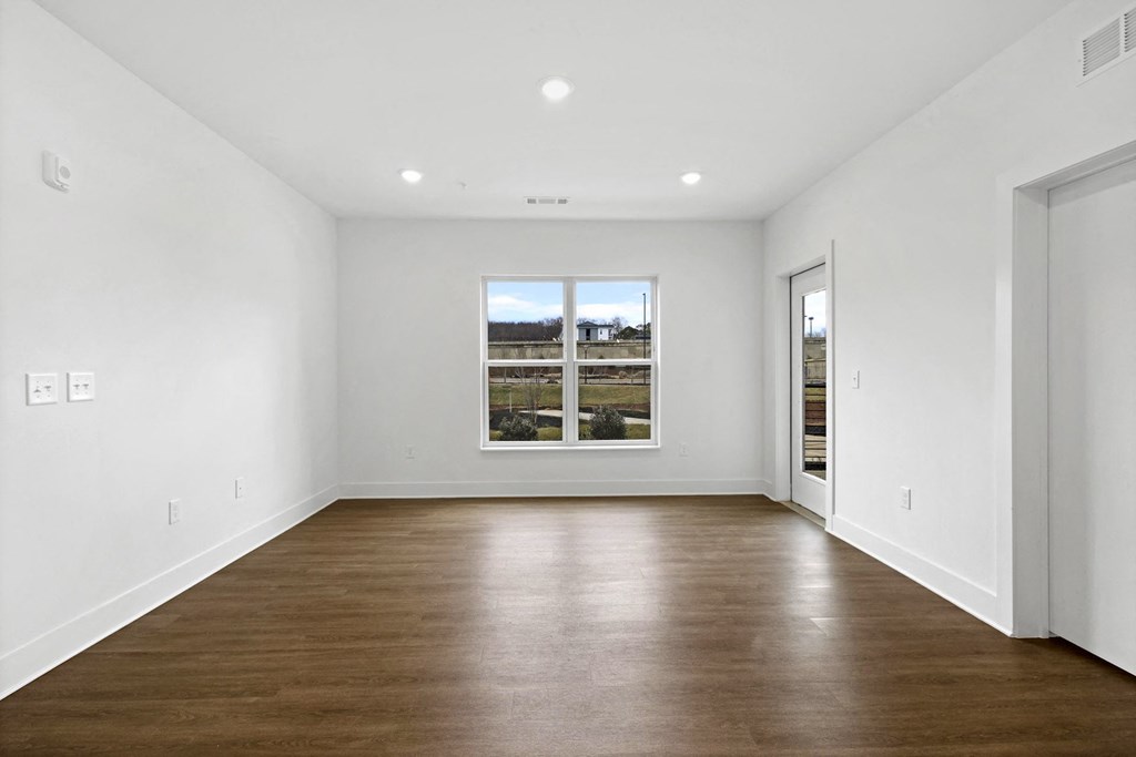 Vacant Living Area at Boardwalk at Research Park, Huntsville Alabama