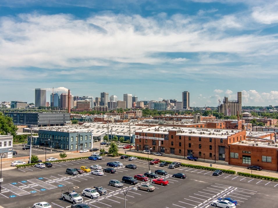 Aerial Exterior View at The Hudson, Richmond, 23224