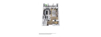 a 1 bedroom floor plan  villas at