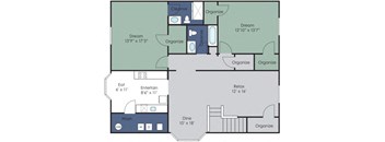 Holly Point 2Bedroom floor plan