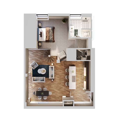 D3 Floor Plan | 1,910 Sq. Ft. at The Madison, Columbus, OH, 43215