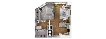 Ellipse Apartments Floor Plan Curve 1