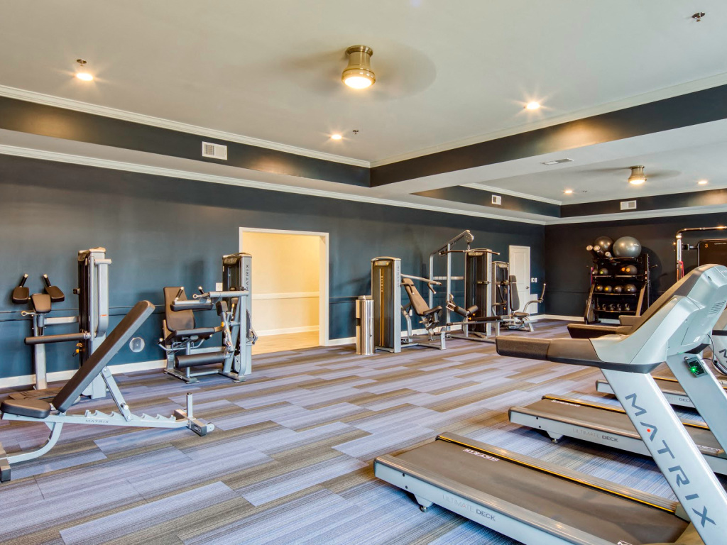 Fitness Center at Crossroads Station Apartments