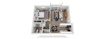 A1 Floor Plan at Village 1373, Greensboro