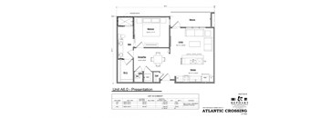 the floor plan of unit a6o