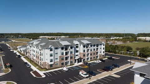 Aerial View at Allure at Edinburgh, Virginia