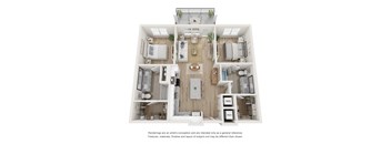 2 bed 2 bathroom at Ainsworth, Richmond, 23228