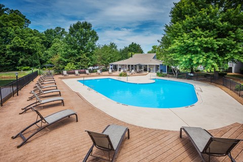 Pool and Sundeck at Arbor Ridge in Greensboro, NC