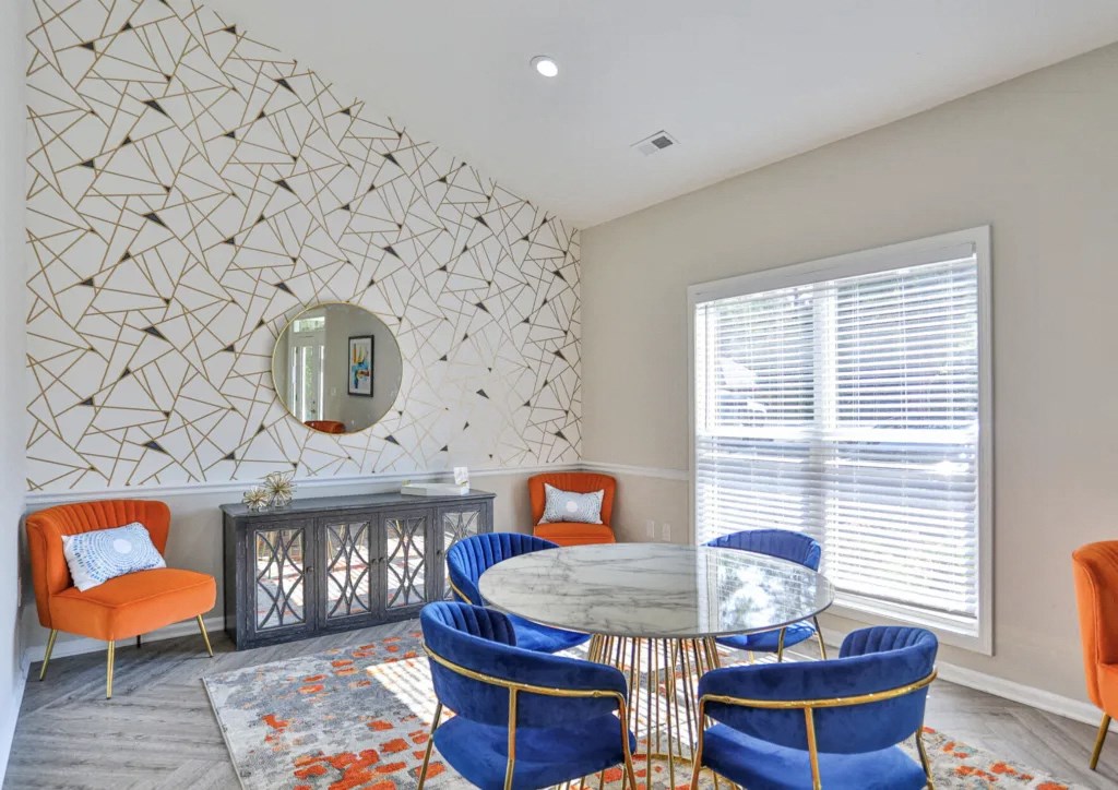 Modern Living Room at Ashbrook Village, Gastonia, NC, 28054