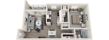 a floor plan of a two bedroom apartment with two bathrooms and a balcony at Carriage Hill, Richmond, 23228