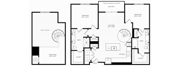 B2L Floor Plan | 1,337 Sq. Ft. at Aura Stonebridge, Richmond Virginia