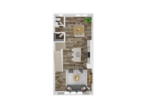 4 bed 3.5 bath E | 2,095 Sq. Ft. at The Mark Townhomes Apartments, Harrisonburg