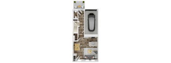 3 bed 2.5 bath D | 1,366 Sq. Ft. at The Mark Townhomes Apartments, Harrisonburg, Virginia
