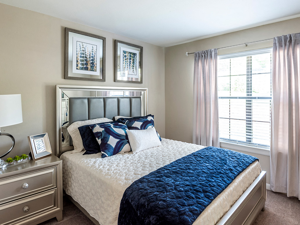 Bedroom  at Vert at Six Forks Apartments in Raleigh, NC
