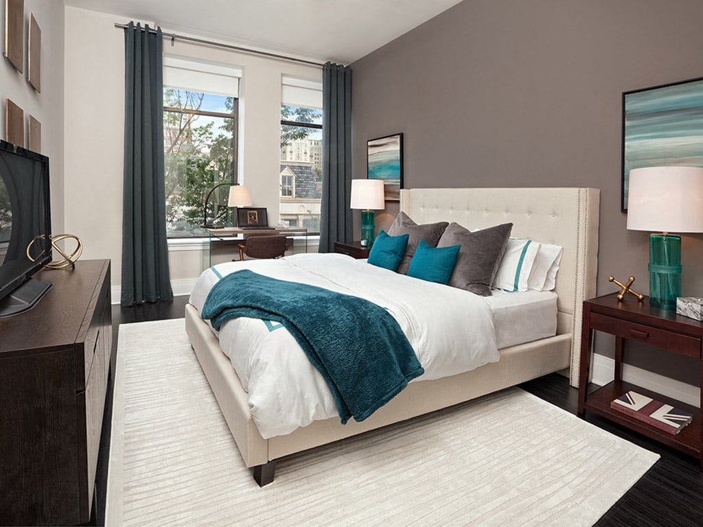 Bedroom at Deco at CNB luxury apartments