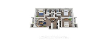 C2 Floor Plan at Village 1373, Greensboro