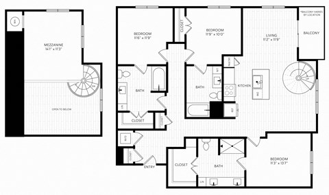 C3L Floor Plan | 1,724 Sq. Ft. at Aura Stonebridge, Virginia