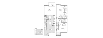 CTH2 Deluxe Floor Plan | 1,287 Sq. Ft. at Arlington Park, Hilliard, Ohio