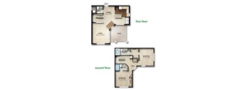 Kingston I Floor Plan | 1,345 Sq. Ft. at The Orchard, Dublin, OH, 43016