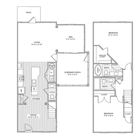 CTH3 Deluxe Floor Plan | 1,521 Sq. Ft. at Arlington Park, Hilliard