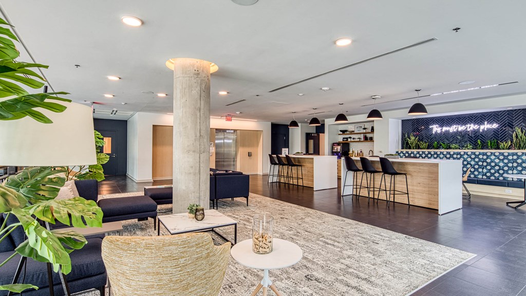 Clubroom at 10 & Dairy Apartments