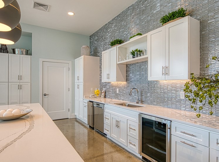 Clubroom Kitchen at Lumen Apartments