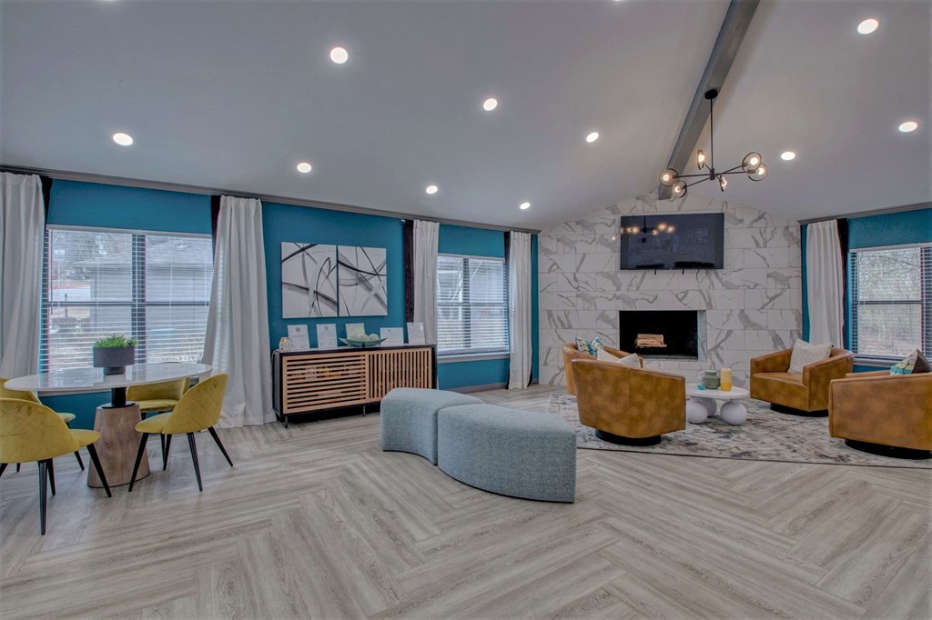 The clubhouse area at The Muse