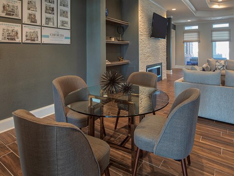 Seating at the Resident Clubhouse
