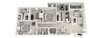 Coastline 3 bedroom floor plan 2