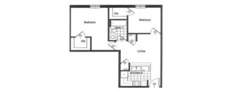 Commons 2BR 689 Sqft