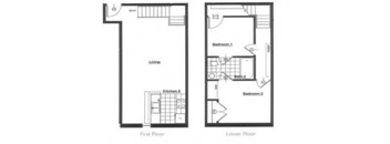 Commons 2BR 858 Sqft