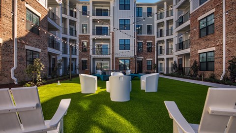 an outdoor lounge area at Allure at Edinburgh, Chesapeake, Virginia