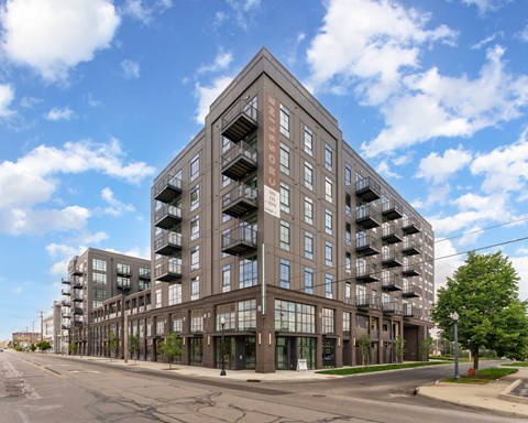 Exterior View of the Property Building at Crossline, Columbus, Ohio
