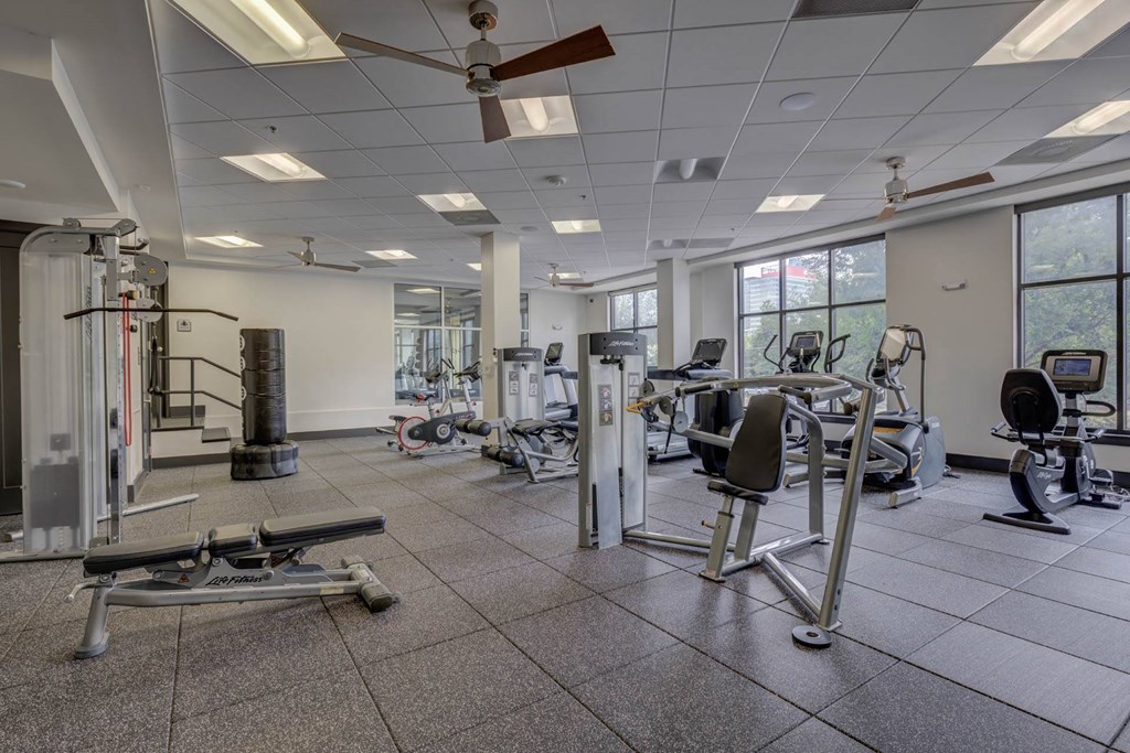 State Of The Art Fitness Center at The Lincoln Apartments, Raleigh, NC, 27601