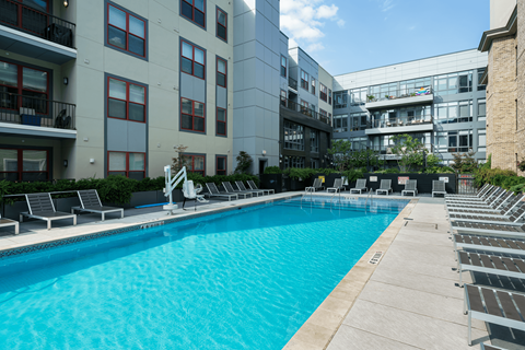 Pool at The Nicholas, Columbus, OH, 43215