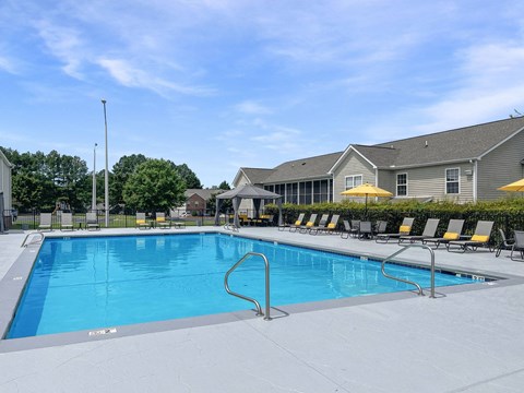 Pool at Crosstimbers Apartments in Morrisville NC
