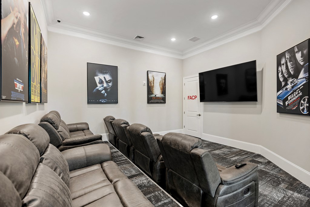 a living room with couches and a tv at Ellis Station, Durham, North Carolina