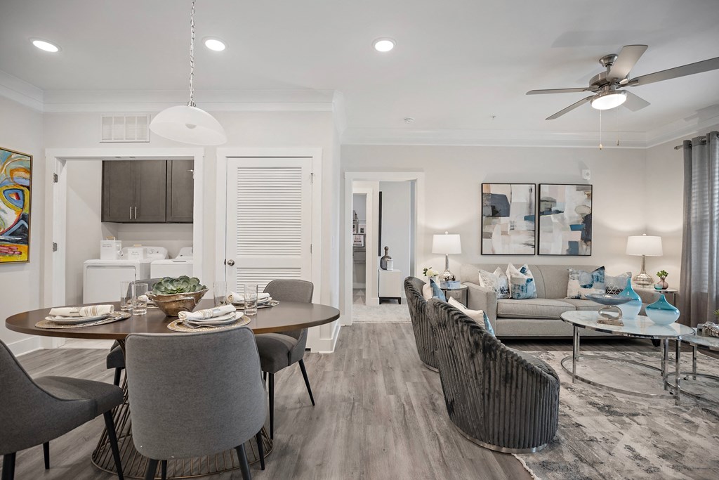 Living And Dining Area at Ellis Station, North Carolina, 27703