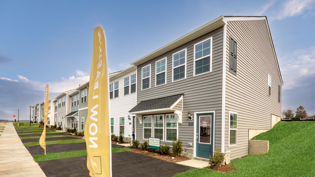 Ample Parking Area at The Mark Townhomes Apartments, Harrisonburg, VA, 22801