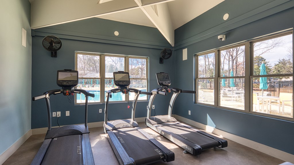 Gym with Treadmills at Carriage Hill, Richmond, VA, 23228