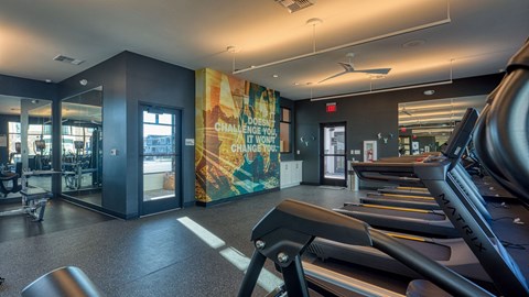 Modern Fitness Center at Allure at Edinburgh, Virginia