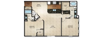 G2C Floor Plan at Times Square, Dublin, Ohio