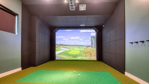 Golf Simulator at Allure at Edinburgh, Chesapeake, 23322
