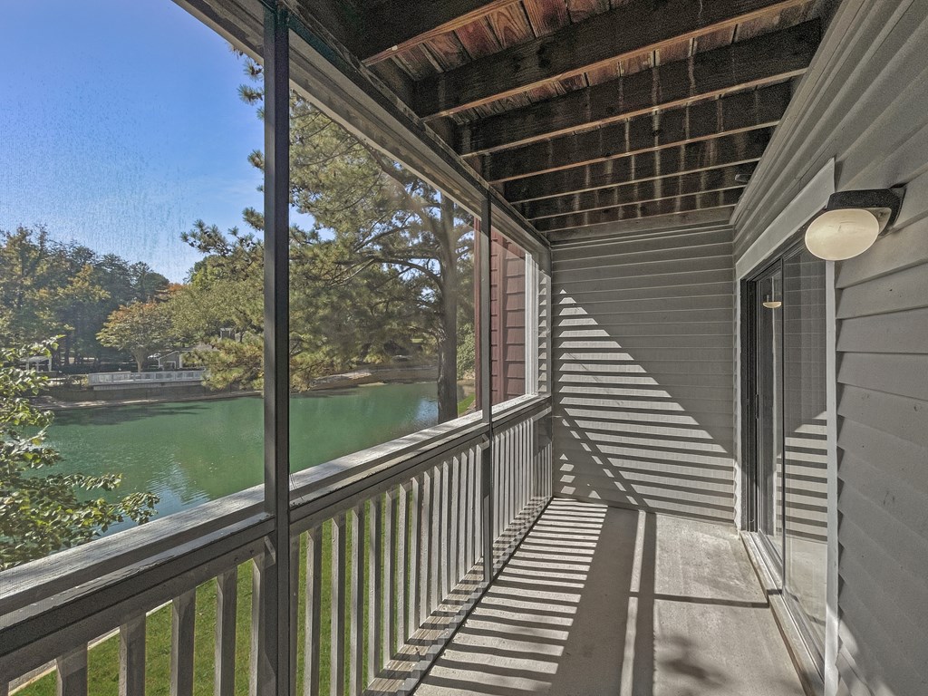 Harris Pond Apartments in Charlotte NC  Balcony