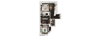 bedroom floor plan an in 1 bed 1 bath