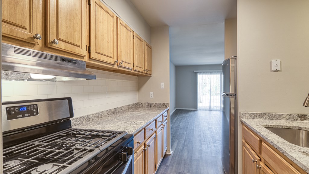 The Kitchen area in a Stratford Hills Garden Unit