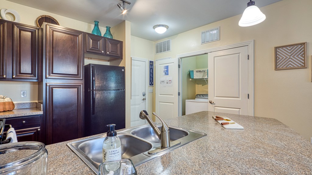 apartment kitchen at Proximity at ODU, Norfolk, VA, 23508
