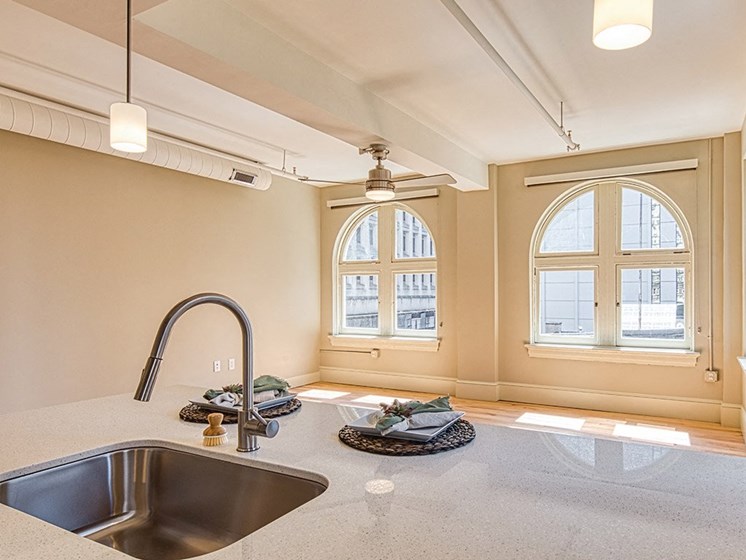 Living area at Stumpf Flats Apartments in Richmond Va