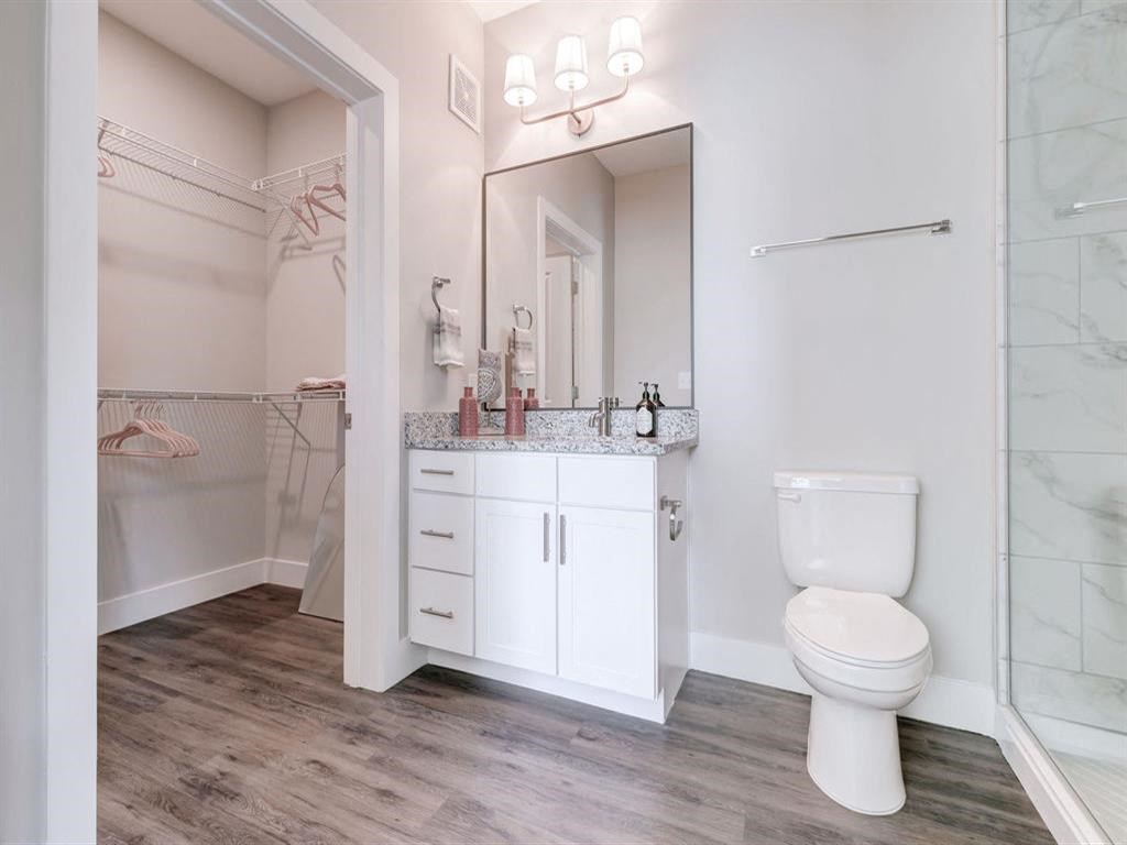 Bathroom 2 at The Delaneaux Apartments in New Orleans LA