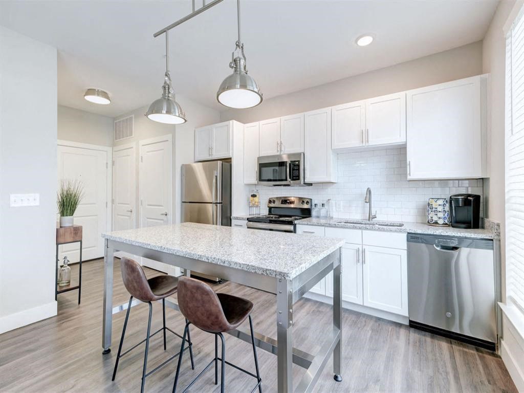 Kitchen at The Delaneaux Apatments New Orleans LA